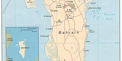 خريطة شارع المعارض في البحرين ، 