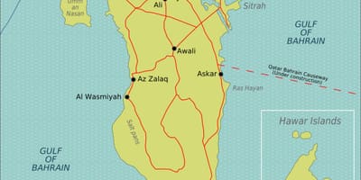 مطار البحرين الدولي للسيارات خريطة