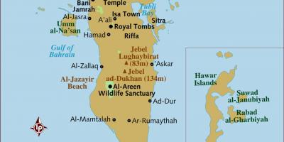 البحرين خريطة