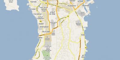 خريطة خريطة الشارع من البحرين